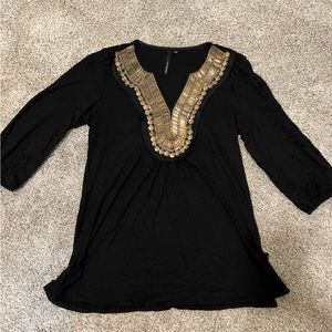 Kay Celine Gold Armor Tunic